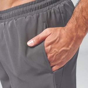 Lightweight Moisture Wicking Fabric Charcoal Essential 5 Inch Shorts with Contour Side Panels and Inner <b>Mesh</b> <b>Pants</b> - Product Image 6
