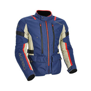 Blouson de moto Acerbis X-TRAVEL 2.0 de haute qualité, imperméable, respirant, coupe-vent, idéal pour l'été, avec broderie personnalisée approuvée - Product Image 1
