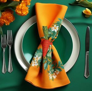 Cutest Carrot Shaped <b>Napkin</b> Rings Spring Summer Holidays Everyday Dining Table Decor Paper Christmas <b>Easter</b> Special Occasions - Product Image 2