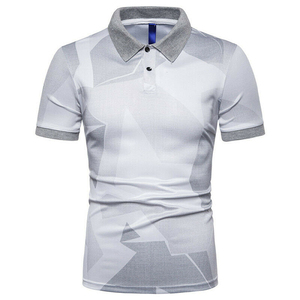 Camiseta elástica transpirable y cómoda de alta calidad para hombre, logotipo personalizable, sublimación de Color, Media manga de talla grande - Product Image 5