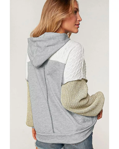 Wholesale Women <b>Oversized</b> Hoodies Knitted Women's Hoodies & <b>Sweatshirts</b> Pullover <b>Vintage</b> Women Hoodie Lightweight - Product Image 2