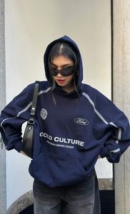 <b>TRENDY</b> WINTER BREATHABLE <b>HOODIE</b> with EXTRAS COMFORT OVSERZIZED POLYESTER/COTTON DIGITAL PRINTING & EMBROIDERY - Product Image 3