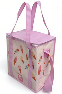 Modern Rpet Non-woven Foldable Portable Insulated Waterproof Large Capacity Eco-Friendly Cooler Bag - Product Image 3