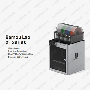 Imprimante 3D FDM de bureau Bamboolab X1 Mini Combo, nouvelle mise à <span class=keywords><strong>niveau</strong></span> automatique, multicolore, haute vitesse, WiFi, volume d'impression 256x256x256, PLA - Product Image 2