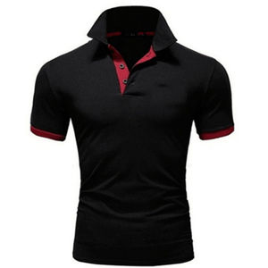 Camisetas de algodón y poliéster para hombre, polo liso con logo personalizado impreso - Product Image 3