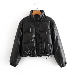 <b>Light</b> Weight Puffer <b>Jacket</b> OEM New Style <b>Women's</b> Puffer <b>Jackets</b> Long Sleeve <b>Women</b> Polyester <b>Jackets</b> - Product Image 2