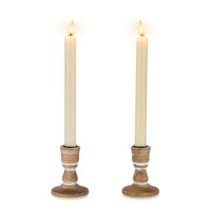 Nuevo portavelas de madera al por mayor para decoraciones de hogar y Hotel, portavelas de pilar de madera de mango puro a bajo precio - Product Image 1