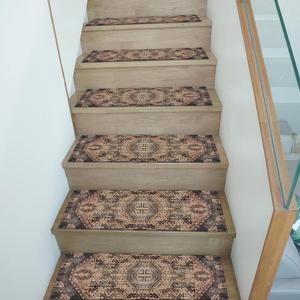 Kilim Design Printed Rug: Vintage, Washable, Personalized, Turkish,Step Rug - Product Image 4