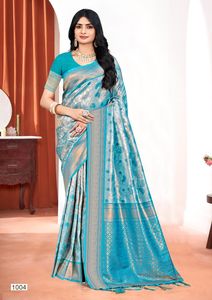Nouveau sari en soie kanjivaram en vente en ligne - Product Image 5