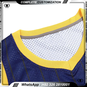 ชุดบาสเก็ตบอลอเมริกันขายส่ง แบบเย็บและรีดร้อน คุณภาพสูง - Product Image 4