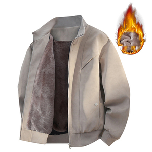 Chaqueta de Cuero Gruesa para Hombre, Estilo Holgado y Moderno, con Forro Polar, Talla Grande, Precio de Fábrica en China, Personalizable - Product Image 4