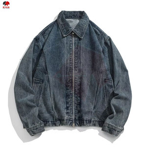 Chaqueta Vaquera Personalizada Ryan Pro Gear para Hombre, Cierre de Botones, Tela Transpirable con Logotipo Personalizado, ODM OEM - Product Image 1