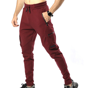 Pantalones para correr a prueba de viento forro polar informal diario algodón 100% clásico estampado de logotipo personalizado del mejor proveedor para hombre - Product Image 2