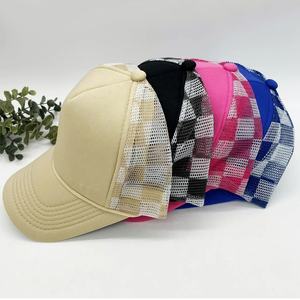หมวกตาข่ายแบบ Trucker สั่งทำพิเศษ พร้อมตัวล็อคแบบปรับได้ สำหรับทุกเพศ เหมาะสำหรับการปั่นจักรยานและการเดินทาง ใช้งานได้หลากหลาย คุณภาพสูง สไตล์สตรีทแวร์สำหรับกิจกรรมกลางแจ้ง - Product Image 1
