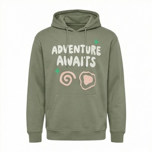 Sweat-shirt à capuche léger pour homme, imprimé en relief, le plus vendu, directement de l'usine, vêtement décontracté, col à capuche, couleur personnalisable - Product Image 1