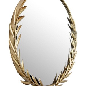 Well Selling Iron Mirror Art Irregular Circular Living Room <b>Metal</b> <b>Frame</b> Wall Mirror Decor Christmas Vintage Luxury Space Casual - Product Image 2