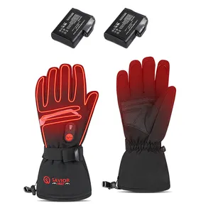 Custom Sports Outdoor Savior Verwarmde Handschoenen UAB riscaldatore elettrico ricaricabile guanti riscaldati elettrici con batteria