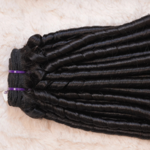 Venta al por mayor de calidad superior de doble dibujado indio Remy Temple Hair Pixie rizado voluminoso extensión de cabello a granel de fabricante indio - Product Image 1