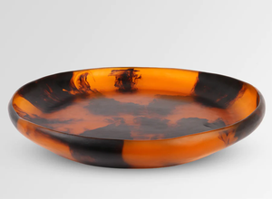 Bols à mélanger en résine orange et noir avec impression personnalisée Bol à salade en résine époxy avec cuillère pour salade de fruits de SCI à faible coût - Product Image 6