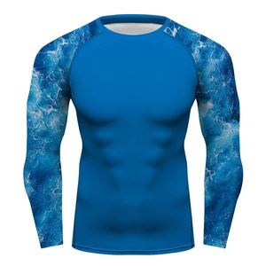 Vêtements de course pour hommes résistants à la transpiration, dernière collection OEM personnalisée, vêtements de sport de compression de haute qualité, vente en gros - Product Image 1