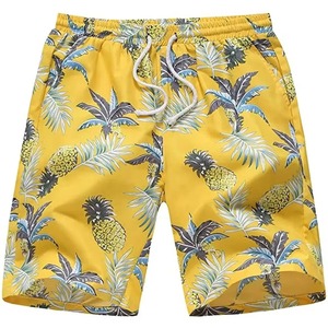 Short de bain Offre Spéciale pour hommes coupe moderne avec tissu en laine 100% coton solide personnalisable imprimé pour les sports de plage - Product Image 1