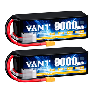 بطارية ليثيوم بوليمر VANT 4S1P 15.2 فولت 9000 مللي أمبير 100C HV مع قابس XT60 لطائرات FPV بدون طيار ذات حمولة ثقيلة وطائرات التحكم عن بعد - Product Image 1