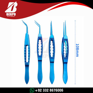 Pinzas microquirúrgicas oftálmicas, pinzas de sujeción, pinzas dentadas, instrumento quirúrgico para párpados - Product Image 5
