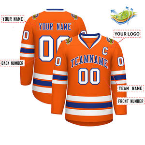 Hot Sale Stitched Number Hockey Jersey Sublimation Printing Ice Hockey Wear With Custom Design - Product Image 3