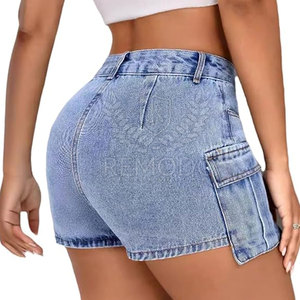 Shorts Cargo de Algodón Transpirable de Cintura Alta para Mujer, Estilo Urbano, con Bolsillos Utilitarios para Uso en Exteriores - Product Image 6