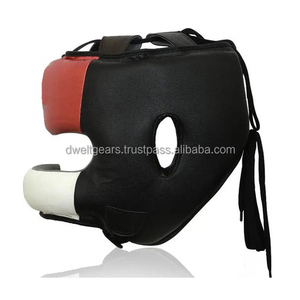 Casque de boxe personnalisé en gros, réglable, en cuir PU, pour l'entraînement et le sparring - Product Image 3