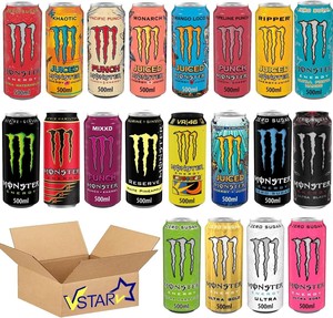 Venta al por Mayor de Bebida Energética de 500 ml con Alto Contenido de Cafeína y Taurina en Caja/Cartón - Product Image 2