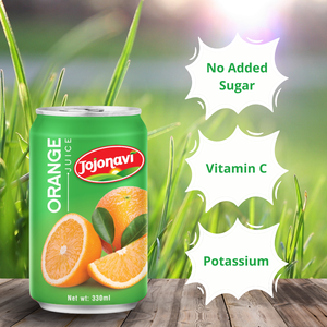 Jugo de Naranja Natural Recién Exprimido JOJONAVI, Bebida Enlatada de 330 ml, 100% Jugo - Product Image 3