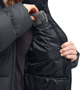 Veste d'hiver décontractée pour homme, nouvelle mode, de qualité supérieure, noire, à capuche, avec fermeture éclair réglable, logo sur le devant, imperméable, respirante - Product Image 6