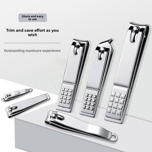 Cortauñas Profesional de Acero Inoxidable con Abertura de Mandíbula Ancha para Uñas - Ideal para Viajes, Salones y Uso Diario - Product Image 2