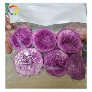 มันเทศสีม่วงแช่แข็งและแพ็คสูญญากาศมันเทศสีม่วงแช่แข็งพร้อมมันเทศสีขาว iqf หั่นบางๆตัดและขูด - Product Image 5