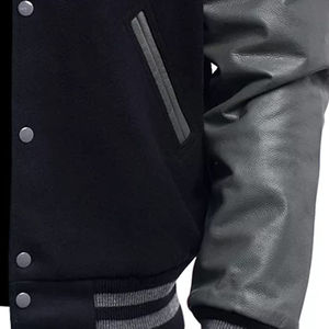 Veste d'hiver en satin de style universitaire personnalisée de haute qualité pour hommes, veste de style streetwear fine, veste de style universitaire de basketball - Product Image 5