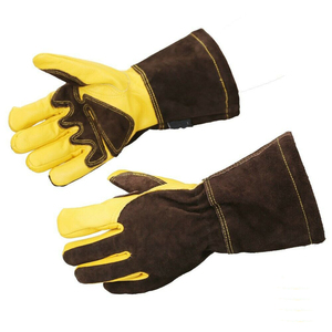 Dernier modèle Gants de soudage en cuir de vachette à doigts complets Poignées confortables et résistantes Protection respirante - Product Image 6
