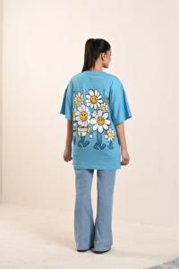 Camiseta de Verano para Mujer, Ecológica, Estampada, Estilo Urbano, Talla Grande - Product Image 5