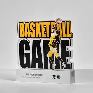 ถ้วยรางวัลกีฬาอะคริลิคแบบกำหนดเองทนทานต่อการขัดเงารีไซเคิลสำหรับการแข่งขันที่ยอดเยี่ยม - Product Image 4