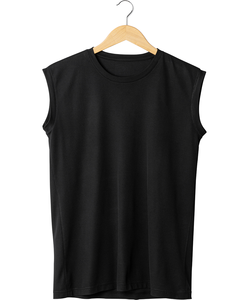 Camiseta sin mangas de algodón de calidad de lujo de Bangladesh para hombre, camiseta informal ecológica para Fitness, decoración estampada de servicio OEM - Product Image 2