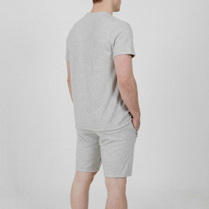 Conjuntos de pantalones cortos para hombre, camiseta de manga corta y pantalones cortos, chándal sólido, ropa de marca, conjuntos de 2 piezas, novedad de verano - Product Image 2