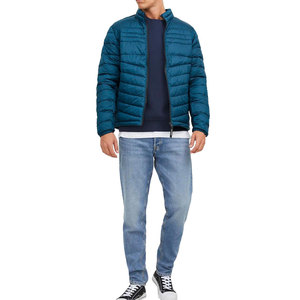 Veste matelassée légère de haute qualité pour hommes pour l'hiver Emballage personnalisé Tissu en toile chaud imperméable pour le visage Nouveau style décontracté - Product Image 4