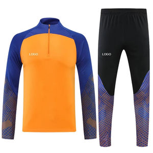 Conjuntos de chándal de poliéster/algodón con estampado sólido de ajuste regular transpirable Unisex ecológico de talla grande de alta calidad - Product Image 3