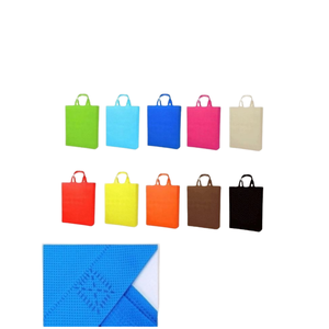 Sac fourre-tout en tissu non tissé durable, personnalisable, résistant, avec fermeture à l'épaule et poignées pour les courses au supermarché - Product Image 1