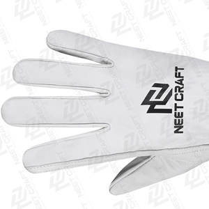 ถุงมือทำงานหนังสีทึบถุงมือนิรภัยสำหรับทำงาน - Product Image 4