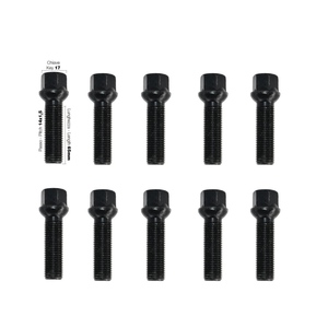 10 boulons noirs ch.17 14x1,5 l.65mm sphériques - Product Image 1