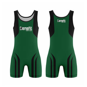 ชุดมวยปล้ำสำหรับผู้ใหญ่เสื้อกล้ามไร้แขนอัตโนมัติโลโก้ของคุณเอง - Product Image 1