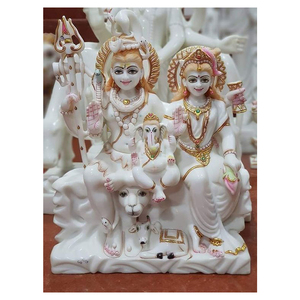 Indian Religious Marble Shiv Pariwar God <b>Statue</b> of Home villas decoration With Marble Polish and Premium Quality Of Moorti - Product Image 1
