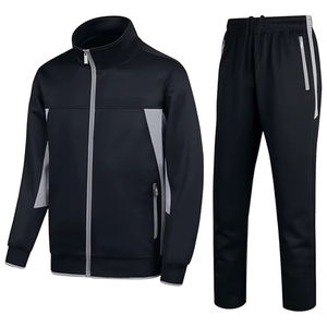 Conjunto Deportivo de Invierno Transpirable para Hombre, Talla Grande, con Cremallera Completa, Forro Polar, 100% Algodón, con Logotipo Personalizado - Product Image 1