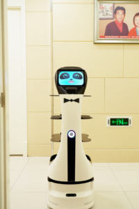 Navigation automatique intelligente à 4 couches Robot de livraison de robot d'expédition de nourriture <span class=keywords><strong>Panda</strong></span> - Product Image 3